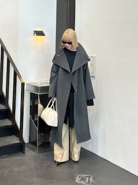 「アイテム（チュニック）」を使った、PRANK PROJECTさん（レディース・166cm）の冬コーディネート