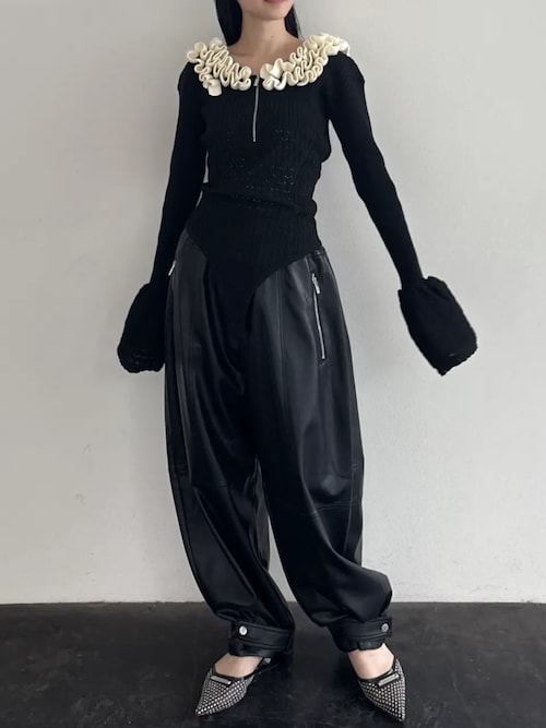 フリルニットボディスーツ / Frill Knit Bodysuit（その他トップス