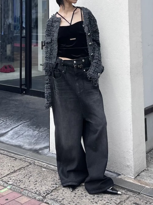 PRANK PROJECT カーディガン ツイードニットカーディガン / Tweed Knit