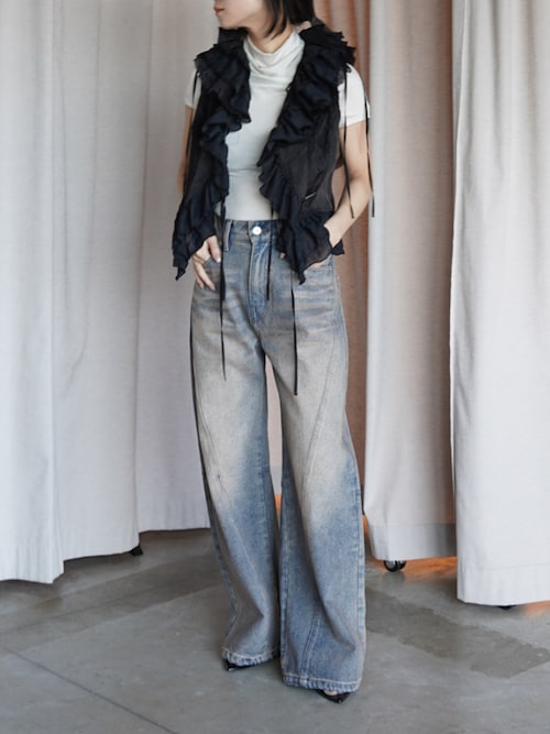 Pre-Order】カーブラインデニム / Curve Line Denim（デニム