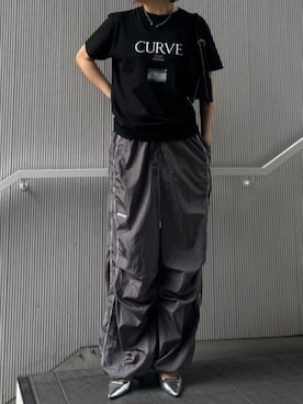 「トラックパンツコーデ」｜PRANK PROJECTさん（レディース・167cm）の夏コーディネート
