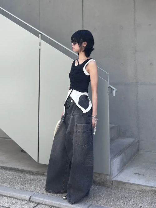 ディフォームバギーデニムパンツ / Deform Baggy Denim Pants