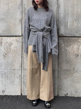 「アイテム（チュニック）」を使った、PRANK PROJECTさん（レディース・168cm）の冬コーディネート