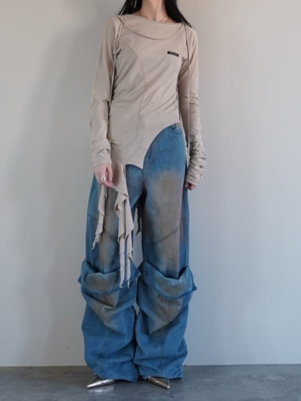 PRANK PROJECT｜ラッフルヘムアシメトップ / Ruffle Hem