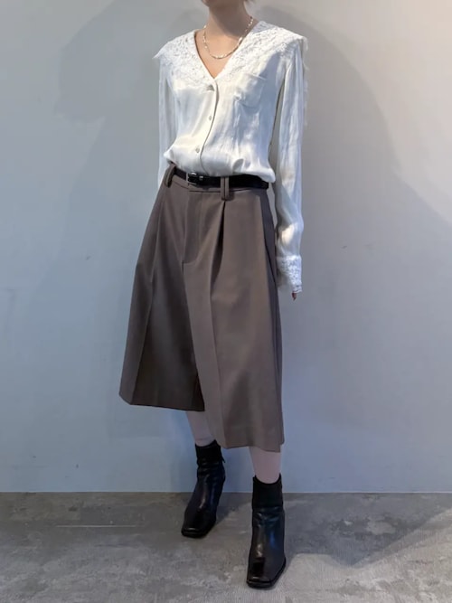 2026Spring Pre-Order】レースカラーシャツ / Lace Collar Shirt