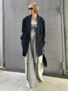 「PRANK PROJECT（プランクプロジェクト）のアイテム（スウェットパンツ）」を使った、PRANK PROJECTさん（レディース・167cm）の冬コーディネート