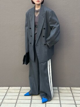 「PRANK PROJECT（プランクプロジェクト）のアイテム（スラックス）」を使った、PRANK PROJECTさん（レディース・156cm）の秋コーディネート