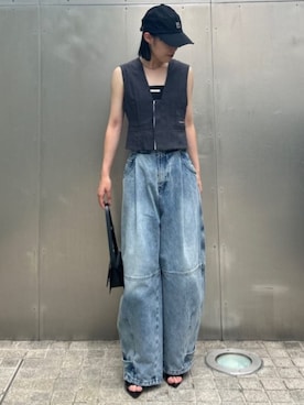 「PRANK PROJECT（プランクプロジェクト）のアイテム（帽子）」を使った、PRANK PROJECTさん（レディース・166cm）の夏コーディネート