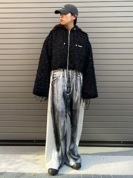 「PRANK PROJECT（プランクプロジェクト）のアイテム（帽子）」を使った、PRANK PROJECTさん（レディース・158cm）の冬コーディネート