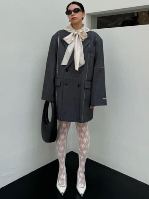 フラワーモチーフレースタイツ / Flower Motif Lace Tights