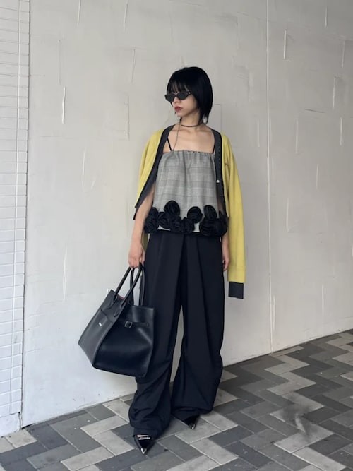 Pre-Order】アシメタックベルトパンツ / Asymmetrical Belt