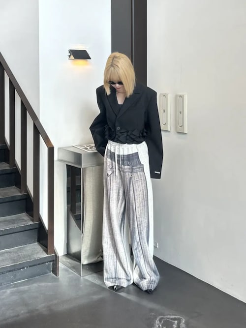2026Spring Pre-Order】スラックスプリントスウェット / Slacks Print