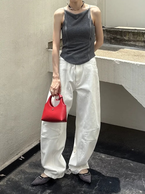カップ付きパイルキャミ / Pile Camisole With Cup