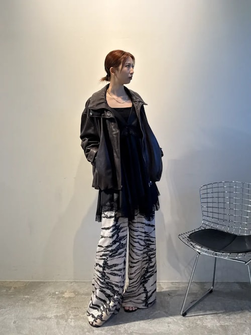 Pre-Order】SHEEPレザハイネックーブルゾン / SHEEP Leather High Neck