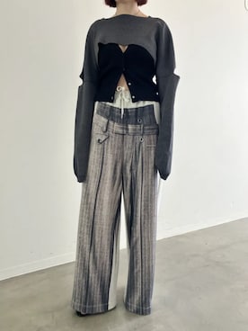 「PRANK PROJECT（プランクプロジェクト）のアイテム（パンツ）」を使った、PRANK PROJECTさん（レディース・169cm）の春コーディネート