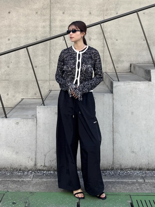 Pre-Order】フロントチャームニットジャケット / Front Charm Knit