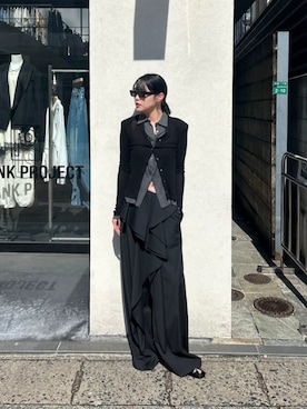 「PRANK PROJECT（プランクプロジェクト）のアイテム（パンツ）」を使った、PRANK PROJECTさん（レディース・166cm）の春コーディネート