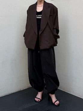 「PRANK PROJECT（プランクプロジェクト）のアイテム（パンツ）」を使った、PRANK PROJECTさん（レディース・154cm）の春コーディネート