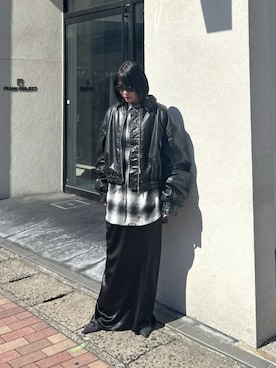 「アイテム（シャツ/ブラウス）」を使った、PRANK PROJECTさん（レディース・166cm）の秋コーディネート