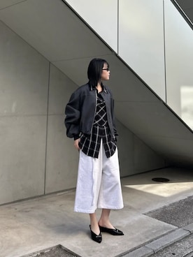 「PRANK PROJECT（プランクプロジェクト）のアイテム（パンツ）」を使った、PRANK PROJECTさん（レディース・166cm）の春コーディネート