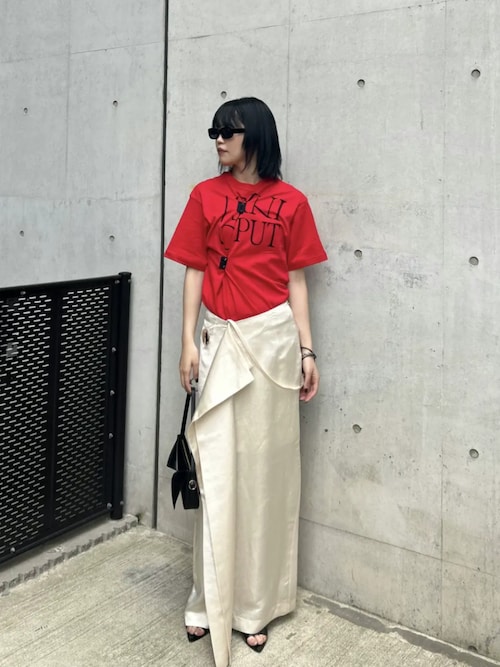 PRANK PROJECT ホワイト 2WAYカットアウトトップ / 2WAY Cut Out Top（Tシャツ