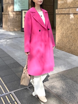 「NOLLEY’S（ノーリーズ）のアイテム（その他アウター）」を使った、nanaさん（レディース・163cm）の秋コーディネート