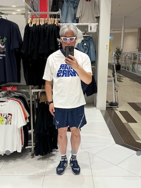 「アイテム（シューズ）」を使った、杉澤俊哉さん（メンズ・179cm・50代）の夏コーディネート