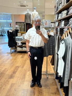 「アイテム（パンツ）」を使った、杉澤俊哉さん（メンズ・179cm・50代）の夏コーディネート