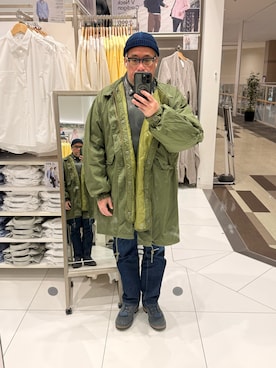 「JELADO（ジェラード）のアイテム」を使った、杉澤俊哉さん（メンズ・179cm）の冬コーディネート