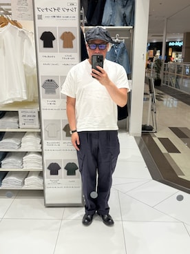 「アイテム（Tシャツ/カットソー）」を使った、杉澤俊哉さん（メンズ・179cm・50代）の夏コーディネート