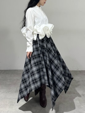 「153cm」｜moeko0212さん（レディース・153cm）の夏コーディネート