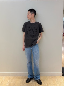 「GOOD ROCK SPEED（グッドロックスピード）のアイテム」を使った、やまだ りさん（メンズ・173cm）の春コーディネート