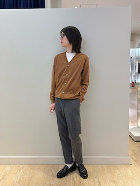 「アイテム（カーディガン/ボレロ）」を使った、やまだ りさん（メンズ・173cm・20代）の夏コーディネート