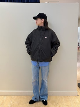 「アイテム（ダウンジャケット/コート）」を使った、やまだ りさん（メンズ・173cm・20代）の秋コーディネート