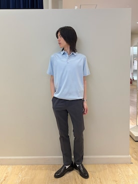 「アイテム（チノパンツ）」を使った、やまだ りさん（メンズ・173cm・20代）の夏コーディネート