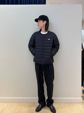 「アイテム（ダウンジャケット/コート）」を使った、やまだ りさん（メンズ・173cm・20代）の秋コーディネート