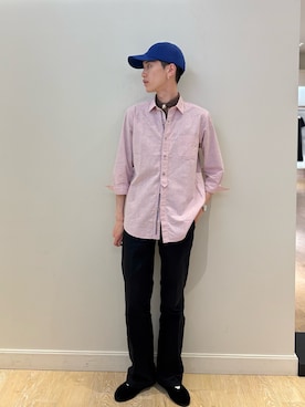 「NOLLEY’S（ノーリーズ）のアイテム」を使った、やまだ りさん（メンズ・173cm）の春コーディネート