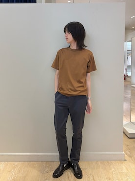 「アイテム（チノパンツ）」を使った、やまだ りさん（メンズ・173cm）の夏コーディネート