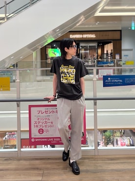 「NOLLEY’S（ノーリーズ）のアイテム」を使った、やまだ りさん（メンズ・173cm）の夏コーディネート