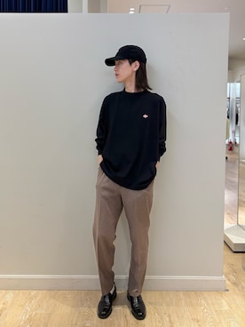 「DANTON（ダントン）のアイテム（帽子）」を使った、やまだ りさん（メンズ・173cm）の夏コーディネート