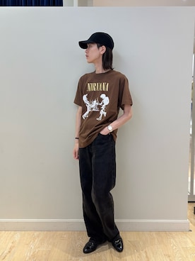 「DANTON（ダントン）のアイテム（帽子）」を使った、やまだ りさん（メンズ・173cm）の夏コーディネート