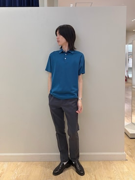「アイテム（チノパンツ）」を使った、やまだ りさん（メンズ・173cm・20代）の夏コーディネート
