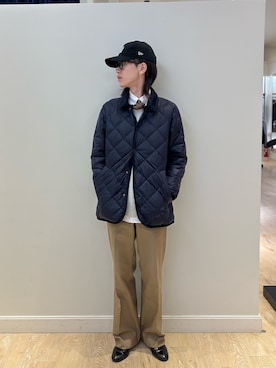 「アイテム（ダウンジャケット/コート）」を使った、やまだ りさん（メンズ・173cm・20代）の秋コーディネート