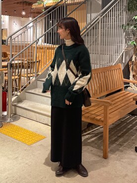 tmktomokaさん（レディース・154cm）の冬コーディネート