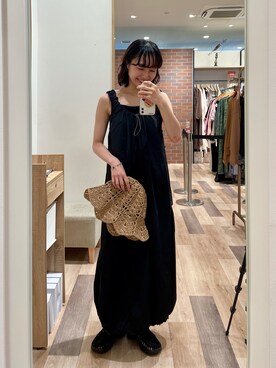 「CPCM（シーピーシーエム）のアイテム（ワンピース/ドレス）」を使った、tmktomokaさん（レディース・154cm）の夏コーディネート