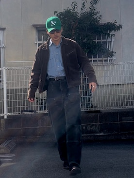 「Carhartt（カーハート）のアイテム」を使った、HEY!HEY!さん（メンズ・183cm）の春コーディネート