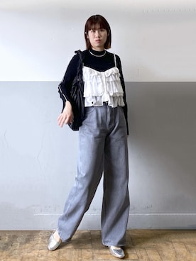 「ステッチ」｜HIKARIさん（レディース・167cm・20代）の冬コーディネート
