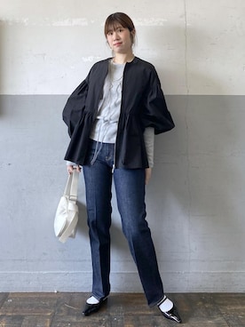 「アイテム（その他トップス）」を使った、HIKARIさん（レディース・167cm・20代）の春コーディネート