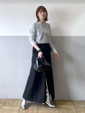 「AURALEE」｜HIKARIさん（レディース・167cm）の秋コーディネート