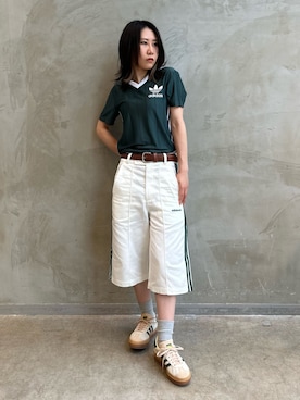 「adidas(アディダス)のアイテム(ワンピース)」を使った、STさん(レディース・159cm)の夏コーディネート